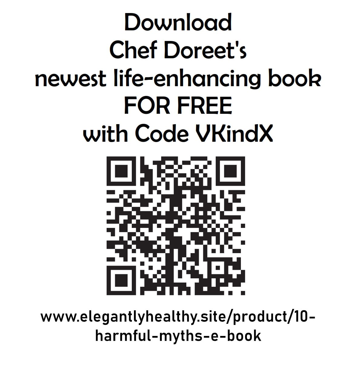 Download Chef Doreet's e-book for free